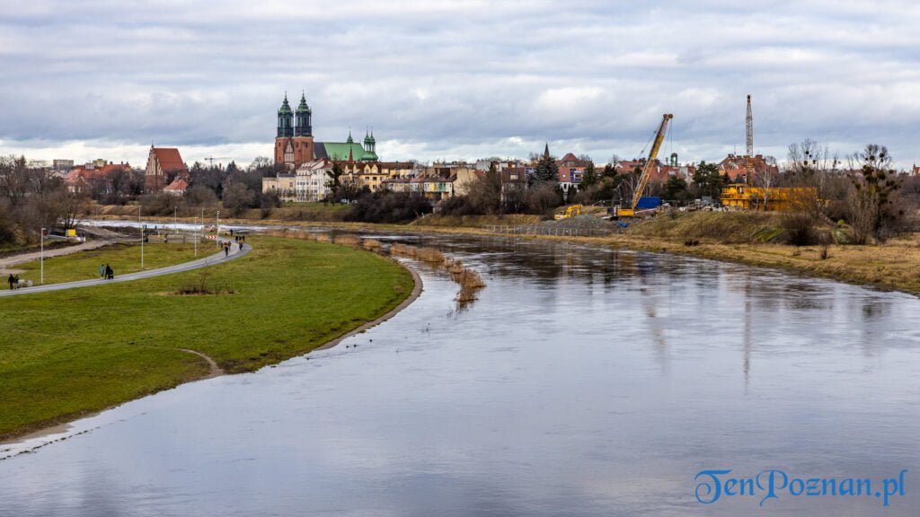 Rzeka Warta Poznań 30.12.2023 fot. Sławek Wąchała