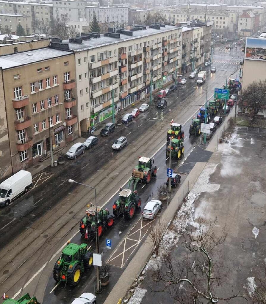 Protest rolników w Poznaniu. Jak wygląda obecnie sytuacja? (AKTUALIZACJA)
