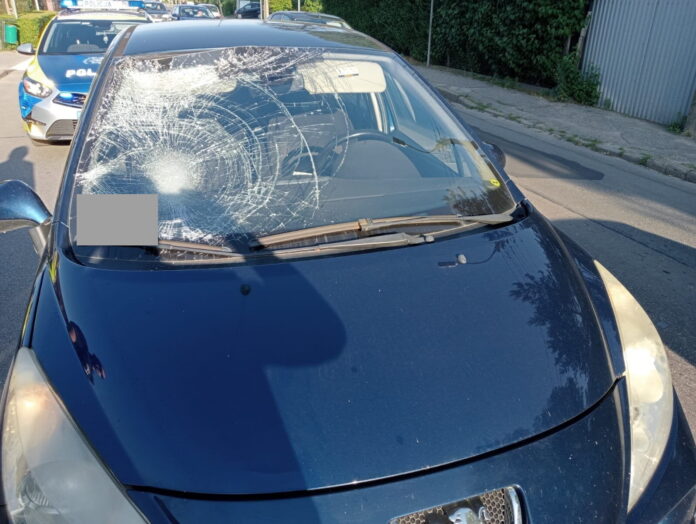 Potracenie Fot. Policja