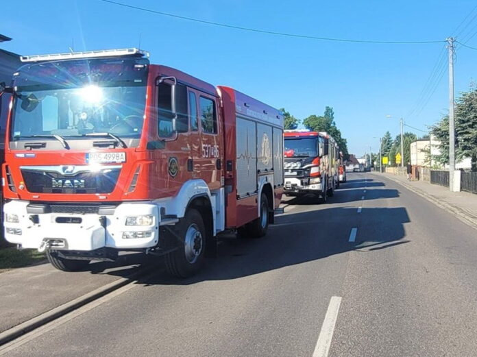 Pozar Fot. OSP Jankow Przygodzki