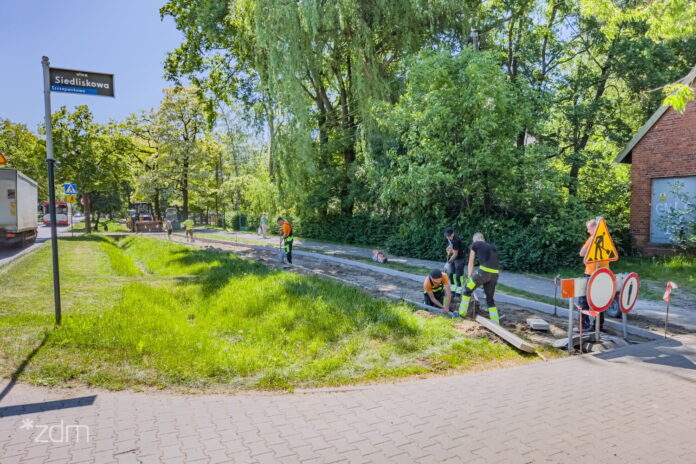 Prace Przy Remoncie Sciezki Rowerowej Fot. ZDM