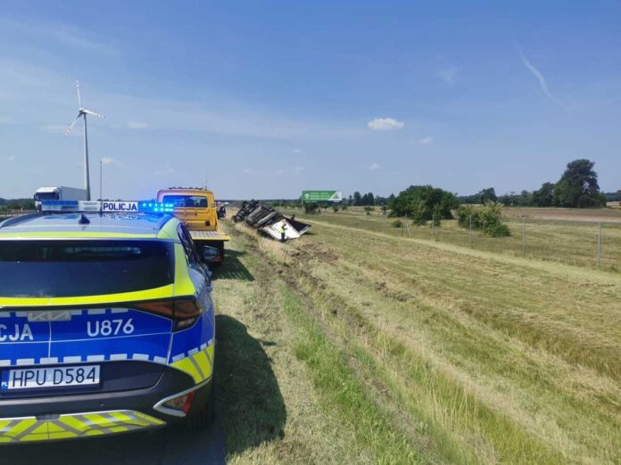 Wypadek Na A2 Fot. Policja