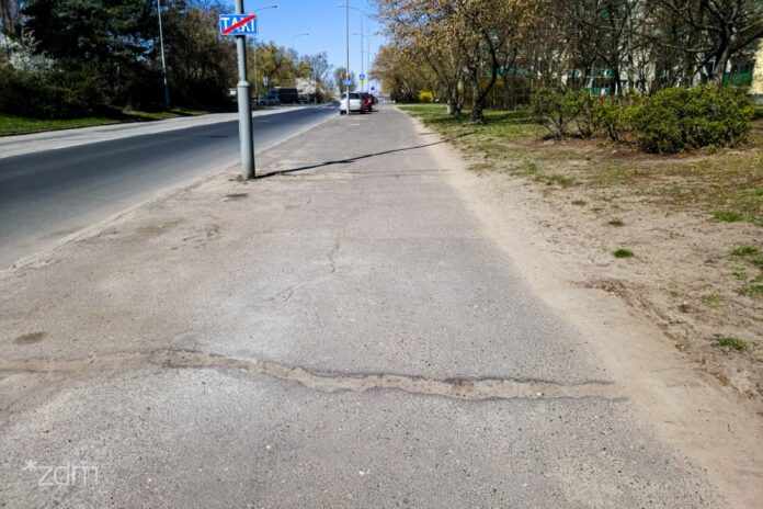 Chodnik Na Ulicy Wiatracznej Fot. ZDM