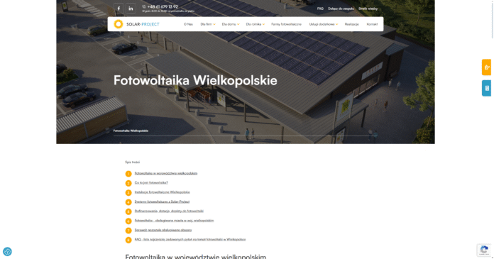 Fotowoltaika W Wielkopolsce Solar Project
