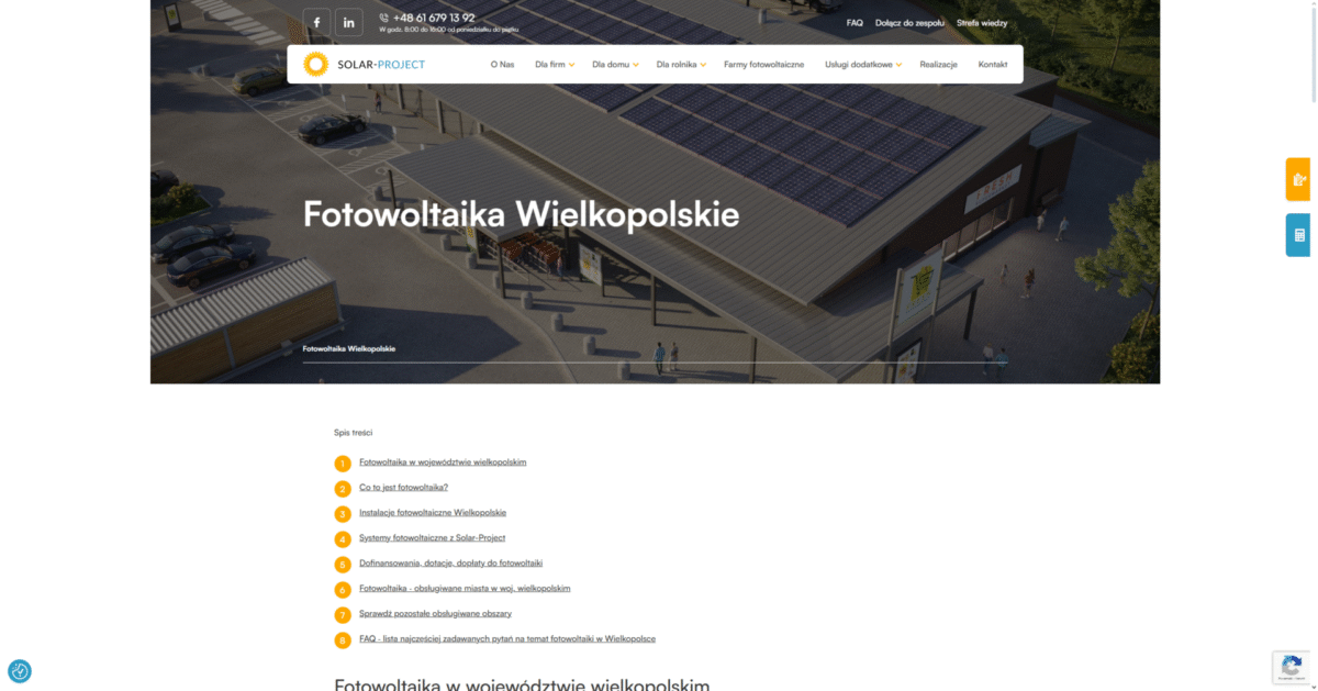 Fotowoltaika W Wielkopolsce Solar Project