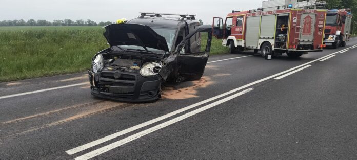 Wypadek Fot. Ml. Ogn. Mikolaj Skapski JRG Szamotuly