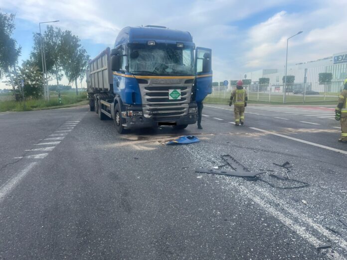 Wypadek Fot. St. Ogn. Marcin Wozniak St. Sekc. Jakub Ogrodowicz