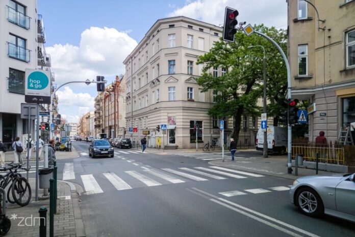 Skrzyzowanie Polnej I Szamarzewskiego W Poznaniu Fot. ZDM Bartosz Jankowski