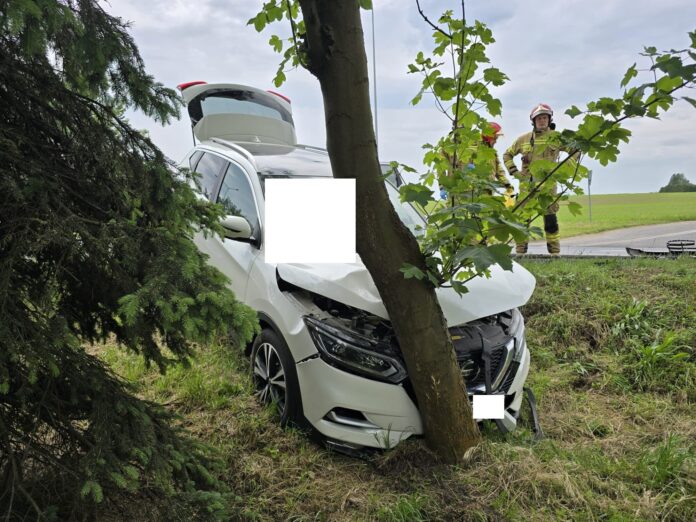 Wypadek Fot. St. Ogn. Marek Zawiasa JRG Szamotuly