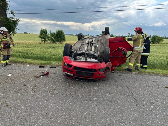 Wypadek Fot. St. Sekc. Fabisiak Dominik