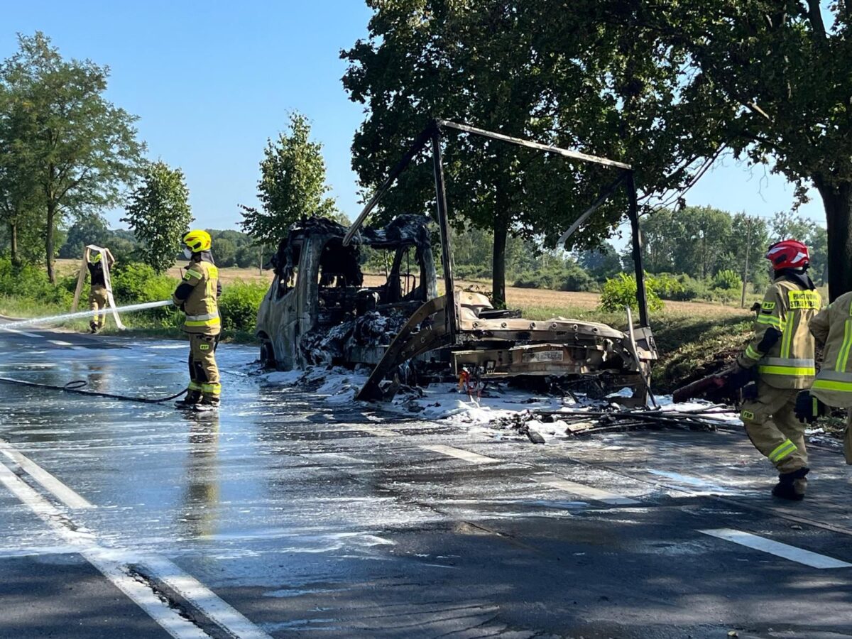 Samochod Po Pozarze Fot. Policja